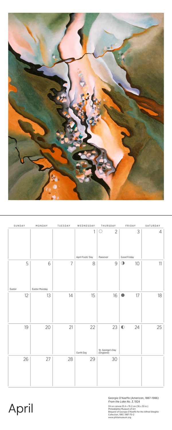 Georgia O'Keeffe 2026 Mini Wall Calendar - Image 3