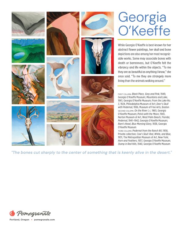 Georgia O'Keeffe 2026 Mini Wall Calendar - Image 4