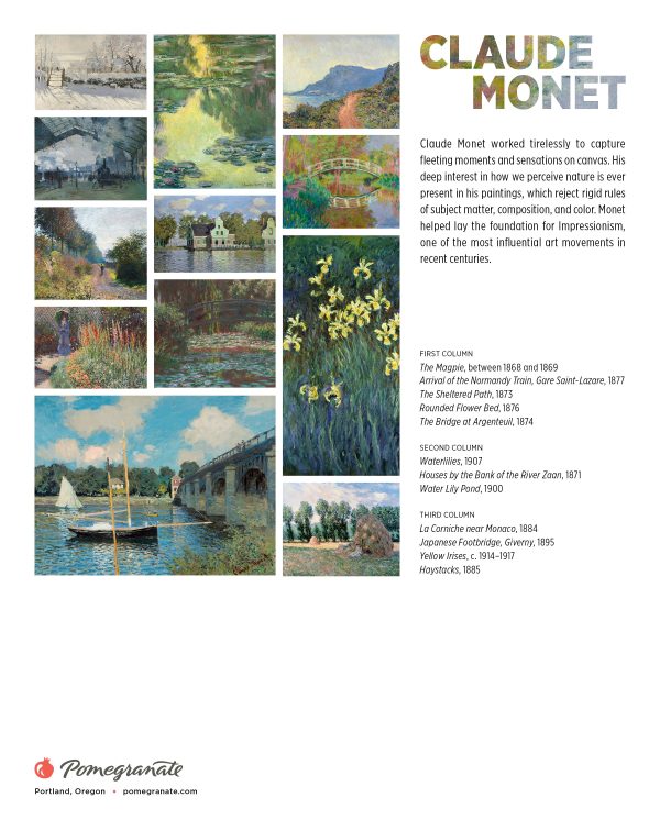 Claude Monet 2026 Mini Wall Calendar - Image 8
