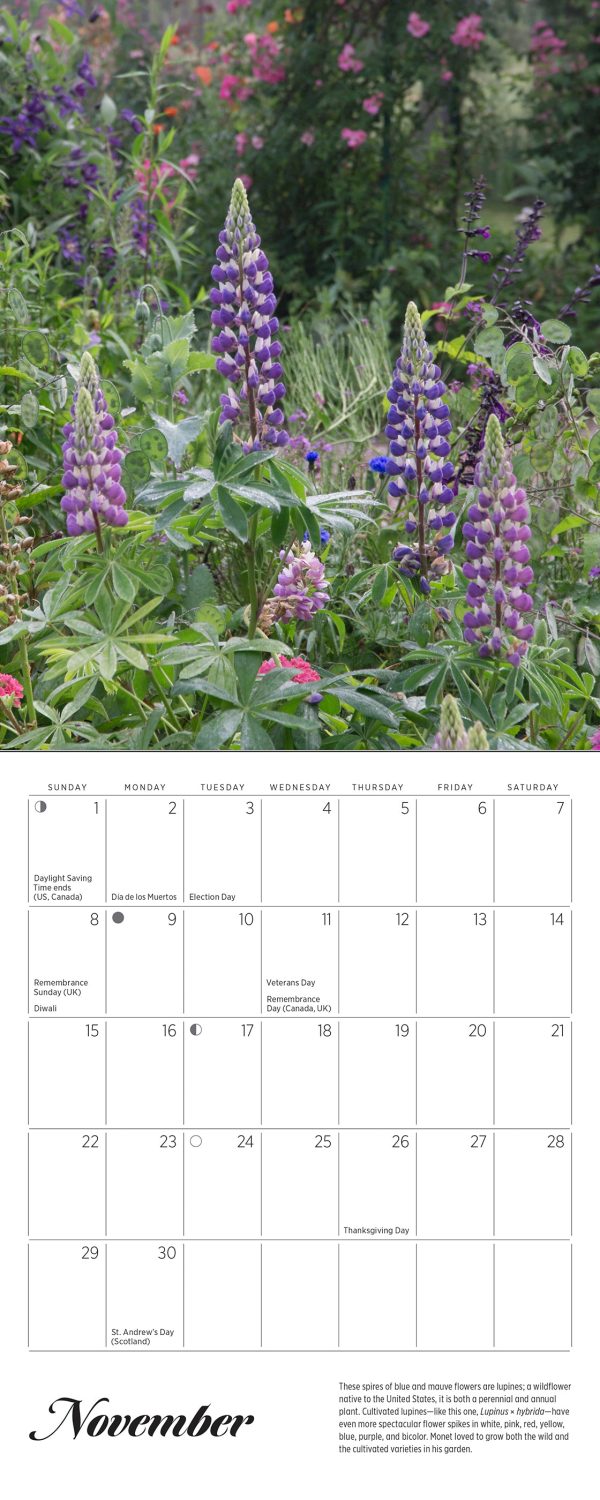 Monet's Passion: The Gardens at Giverny 2026 Mini Wall Calendar - Image 6