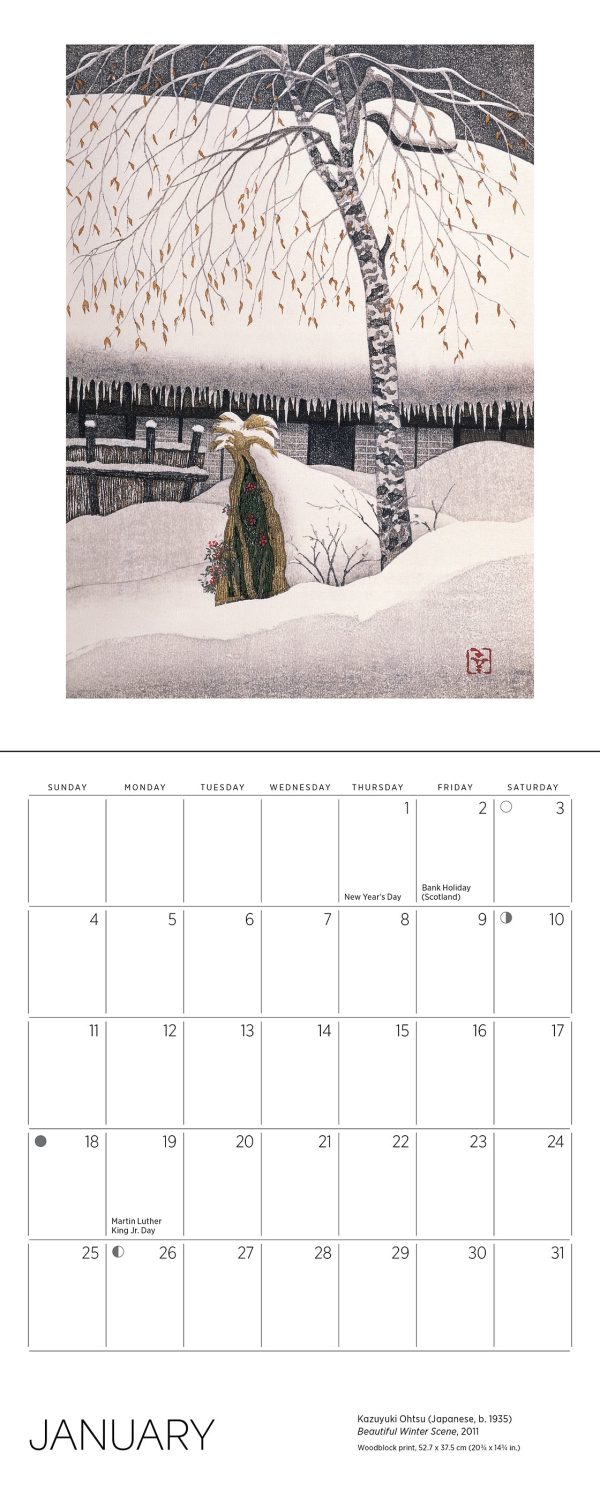 Serenity: Kazuyuki Ohtsu 2026 Mini Wall Calendar - Image 3