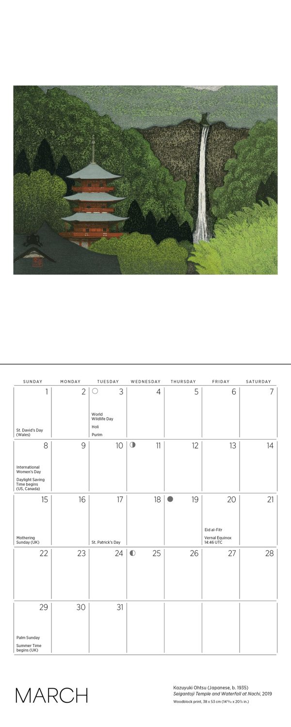 Serenity: Kazuyuki Ohtsu 2026 Mini Wall Calendar - Image 4