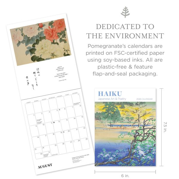 Haiku: Japanese Art and Poetry 2026 Mini Wall Calendar - Image 2