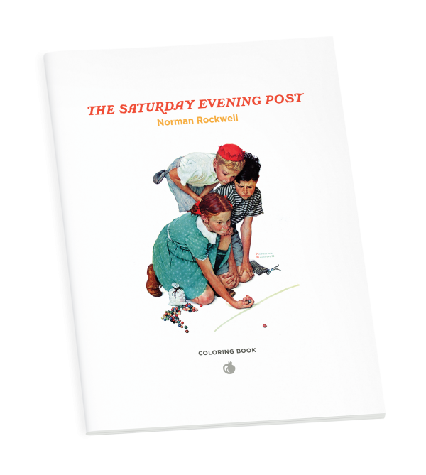 Norman Rockwell Coloring Book