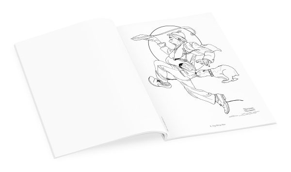 Norman Rockwell Coloring Book - Image 3