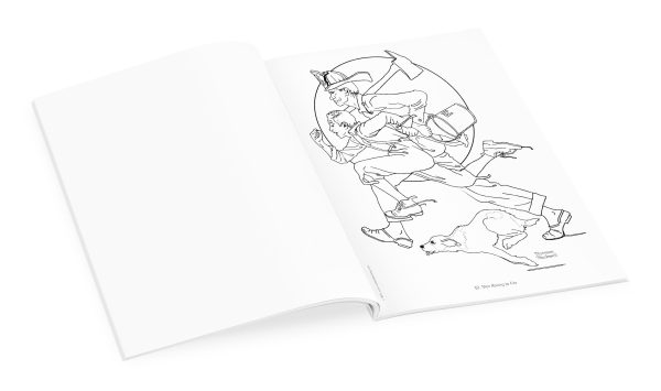 Norman Rockwell Coloring Book - Image 4