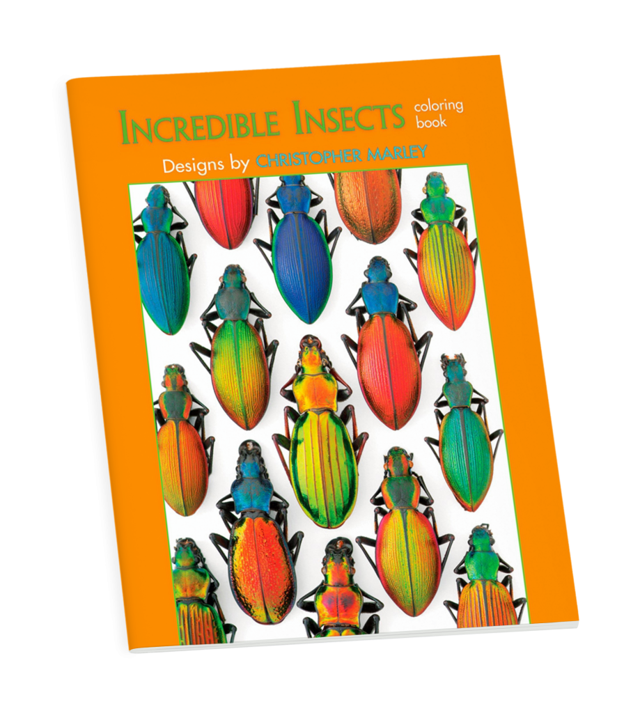 Incredible Insects: Designs by Christopher Marley Coloring Book