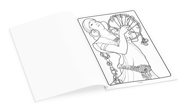 Alphonse Mucha Coloring Book - Image 3