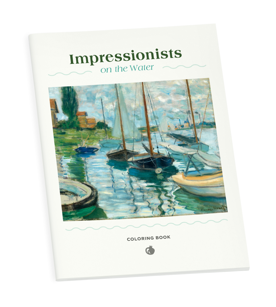 Impressionists on the Water Coloring Book