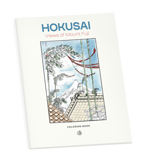 Hokusai: Views of Mt. Fuji Coloring Book