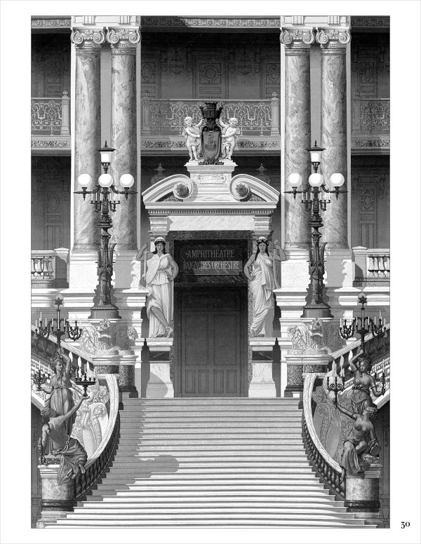 Charles Garnier: Designs for the Paris Opera House Colouring Book - Image 2