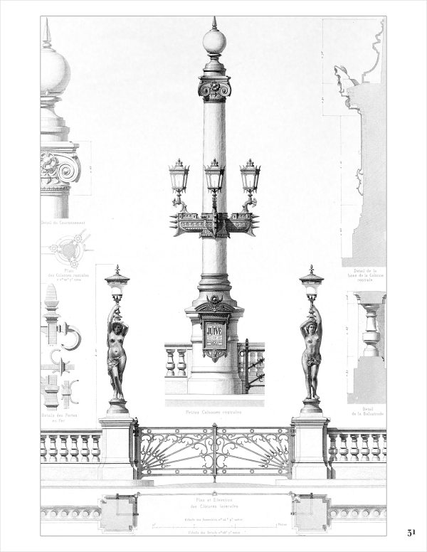 Charles Garnier: Designs for the Paris Opera House Colouring Book - Image 3