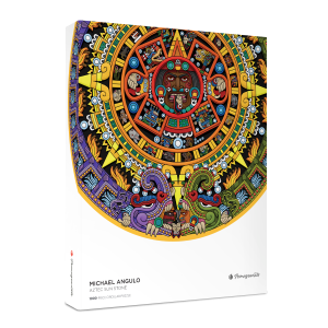 Michael Angulo: Aztec Sun Stone 1000-Piece Circular Jigsaw Puzzle