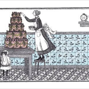 Edward Gorey: Birthday Cake Birthday Card