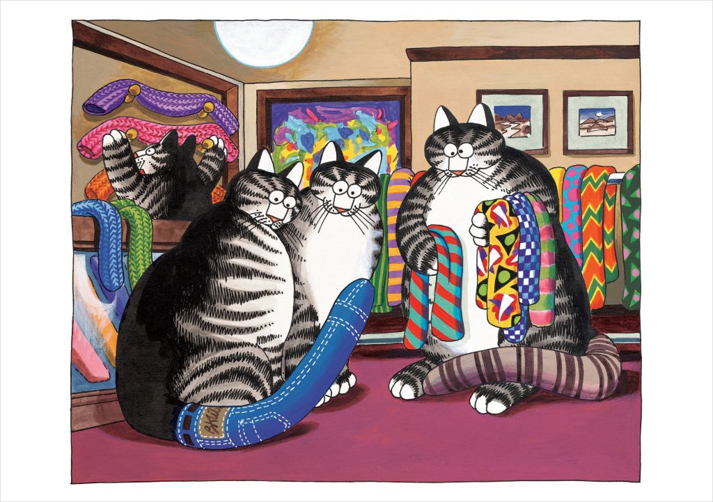 B. Kliban: Cat Tails Birthday Card
