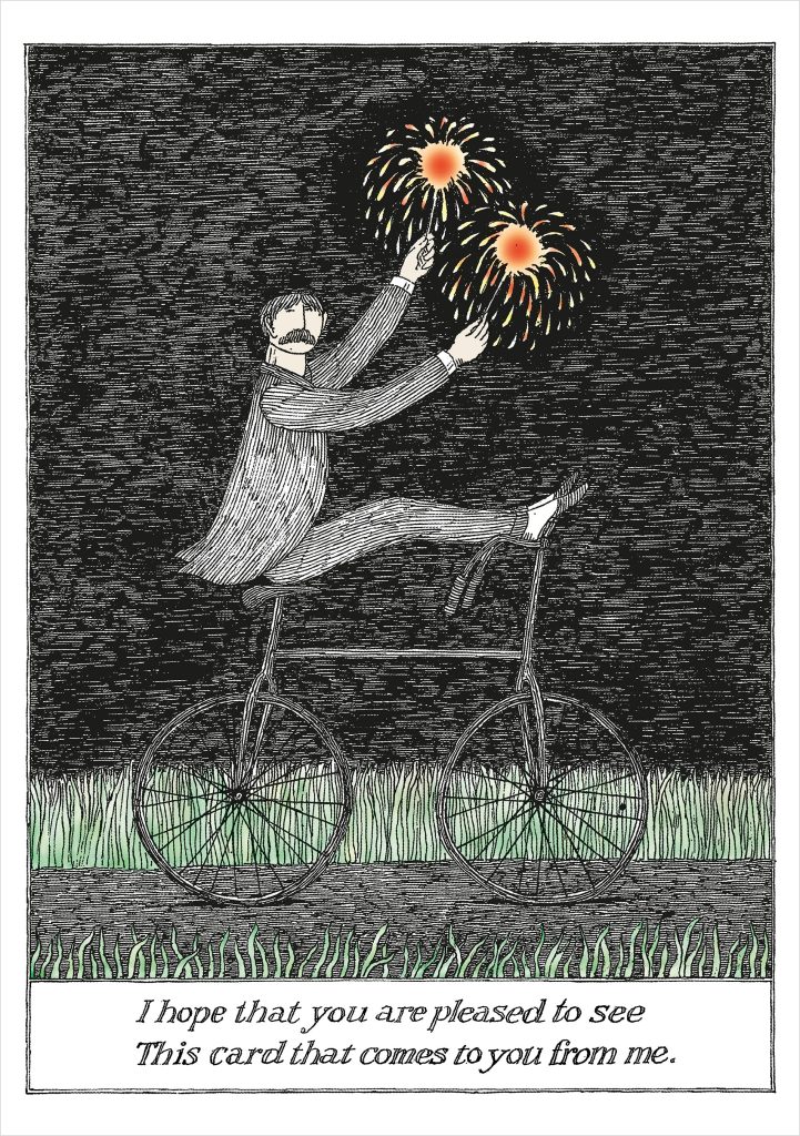 Edward Gorey: Pleased to See Birthday Card
