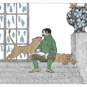 Edward Gorey: The Lost Lions Birthday Card