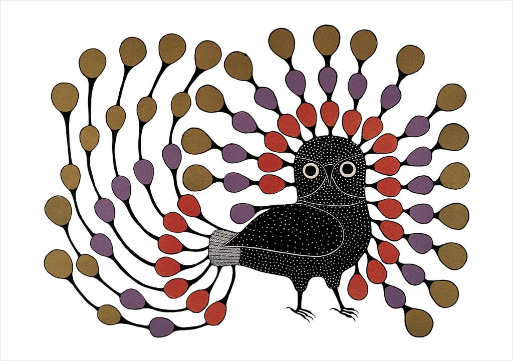 Kenojuak Ashevak: Illustrious Owl Birthday Card