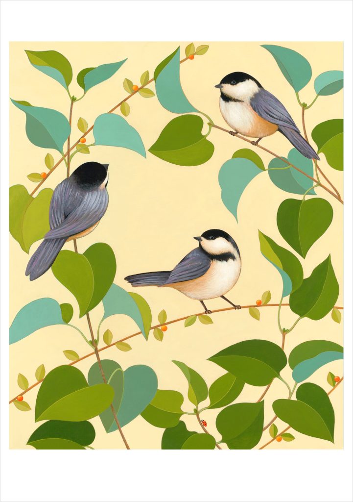 Siri Schillios: The Garden of Friendship Birthday Card