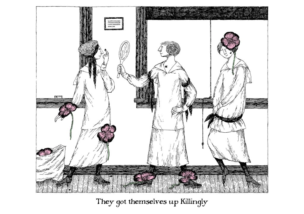 Edward Gorey: They Got Themselves Up Killingly Birthday Card