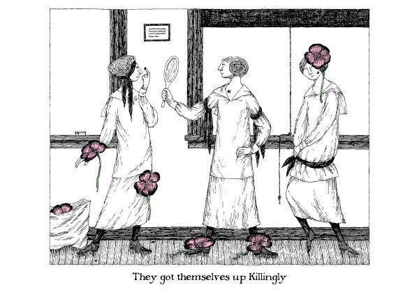 Edward Gorey: They Got Themselves Up Killingly Birthday Card