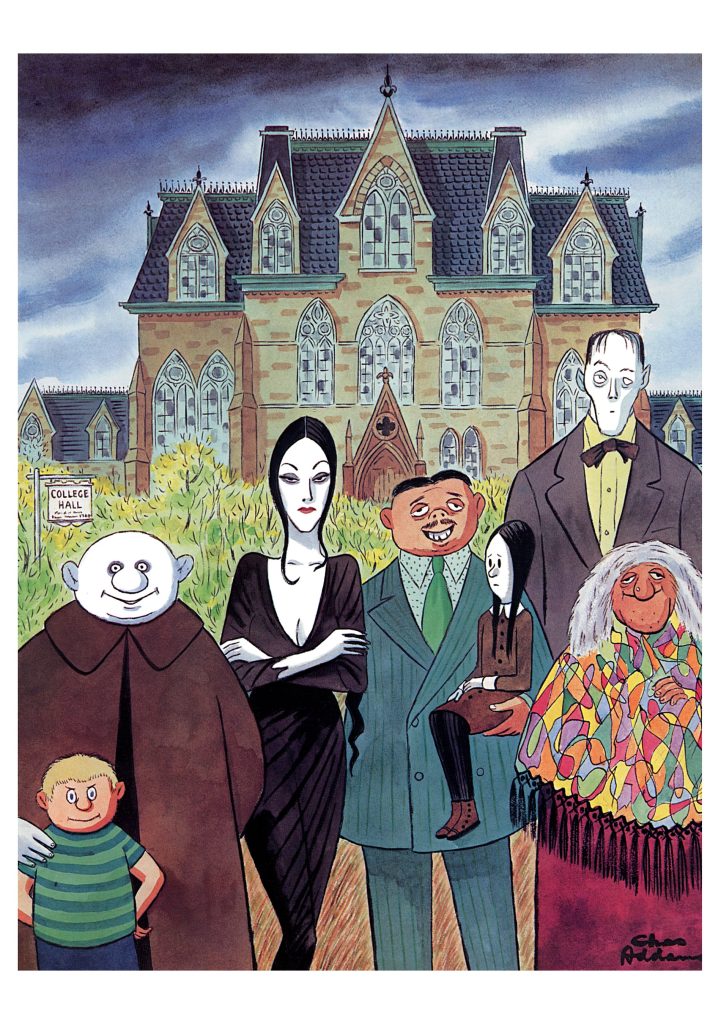 Charles Addams: The Addams Family Birthday Card