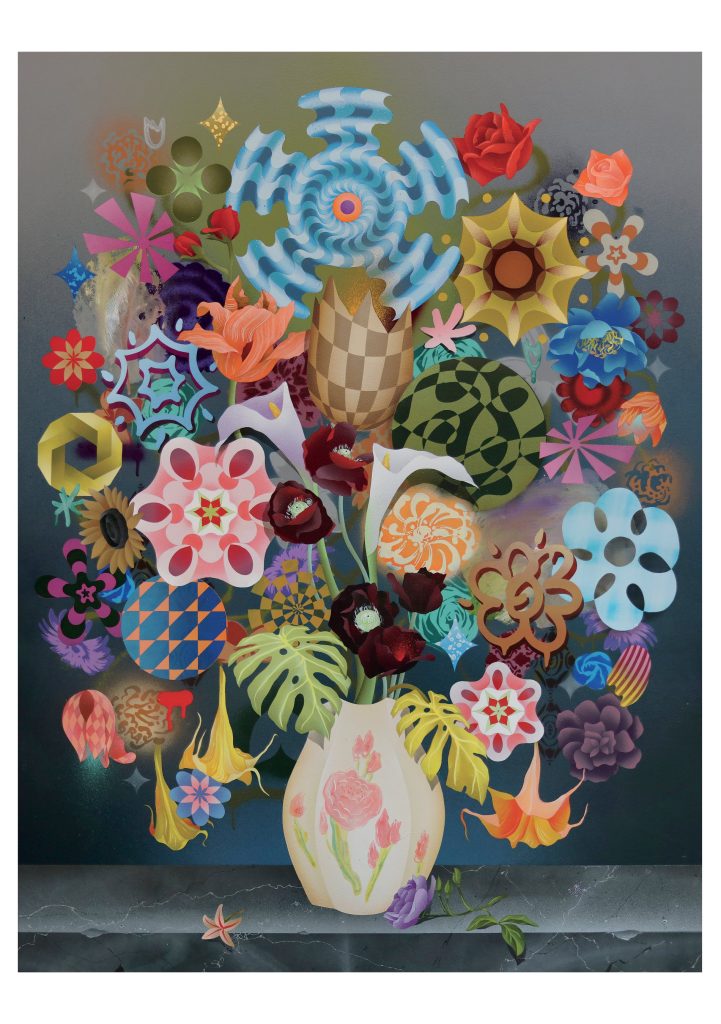 Casey Gray: Still Life with Flowers Birthday Card