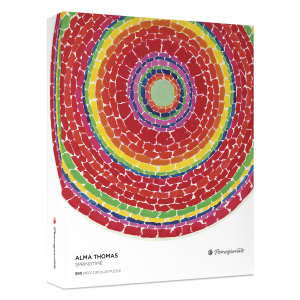 Alma Thomas: Springtime 500-Piece Circular Jigsaw Puzzle