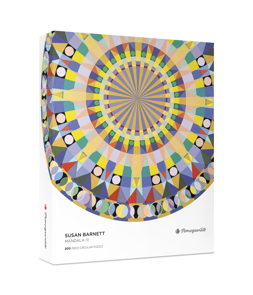 Susan Barnett: Mandala IV 500-Piece Circular Jigsaw Puzzle
