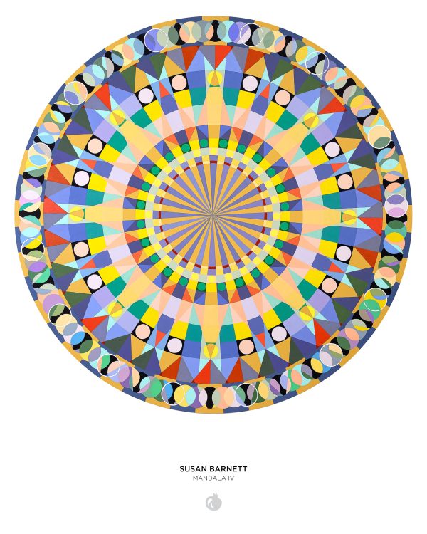Susan Barnett: Mandala IV 500-Piece Circular Jigsaw Puzzle - Image 3