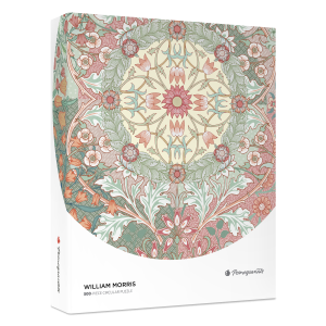 William Morris 500-Piece Circular Jigsaw Puzzle