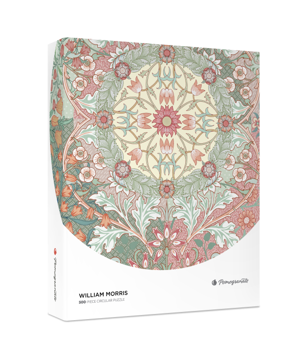William Morris 500-Piece Circular Jigsaw Puzzle