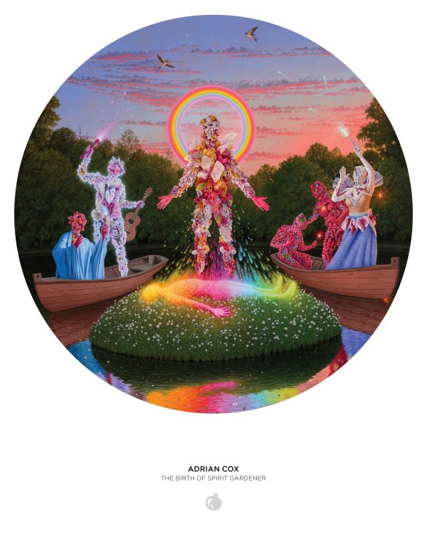 Adrian Cox: The Birth of Spirit Gardener 500-Piece Circular Jigsaw Puzzle - Image 3
