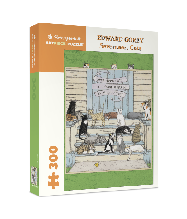 Edward Gorey: Seventeen Cats 300-Piece Jigsaw Puzzle