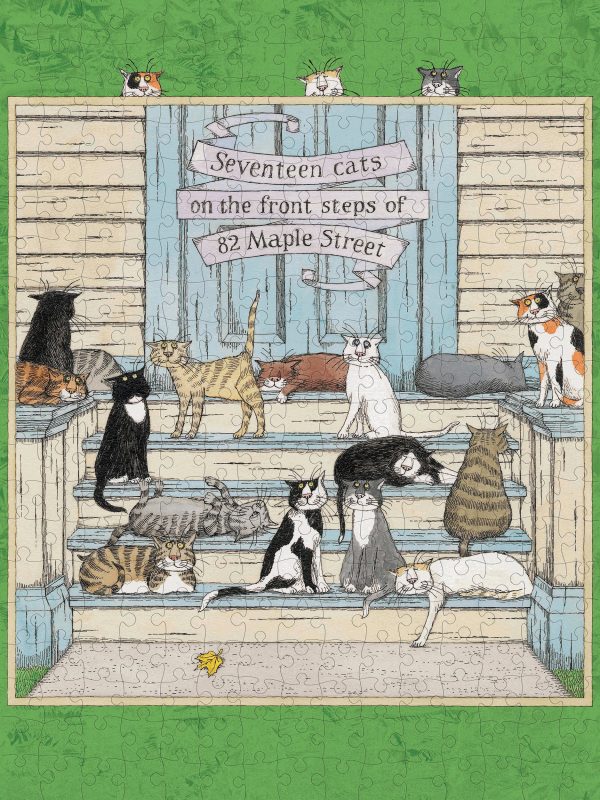 Edward Gorey: Seventeen Cats 300-Piece Jigsaw Puzzle - Image 2