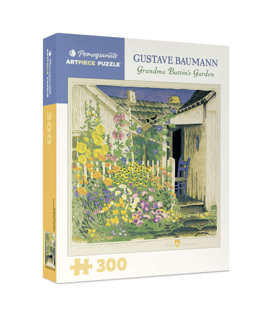 Gustave Baumann: Grandma Battin's Garden 300-Piece Jigsaw Puzzle
