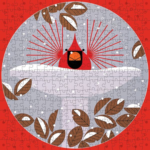 Charley Harper: B-r-r-r-r-rdbath 300-Piece Jigsaw Puzzle - Image 2
