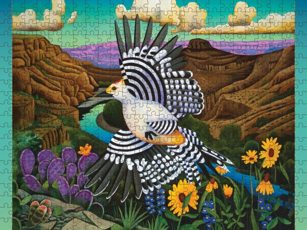 Billy Hassell: Crossing the Rio Grande 500-Piece Jigsaw Puzzle - Image 2