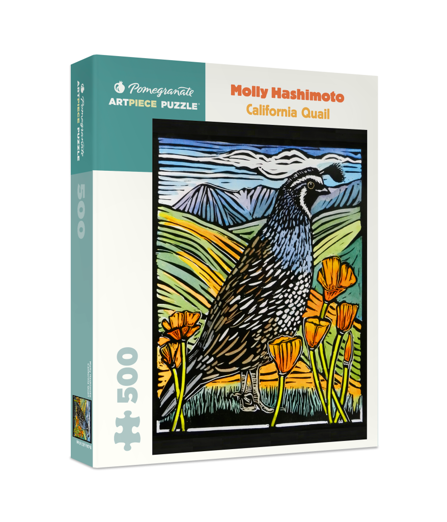 Molly Hashimoto: California Quail 500-Piece Jigsaw Puzzle