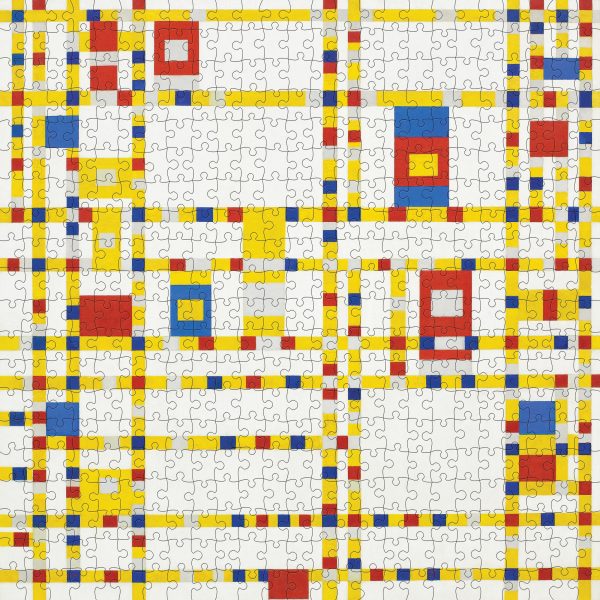 Piet Mondrian: Broadway Boogie Woogie 500-Piece Jigsaw Puzzle - Image 2