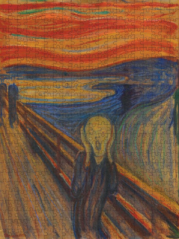 Edvard Munch: The Scream 500-Piece Jigsaw Puzzle - Image 2