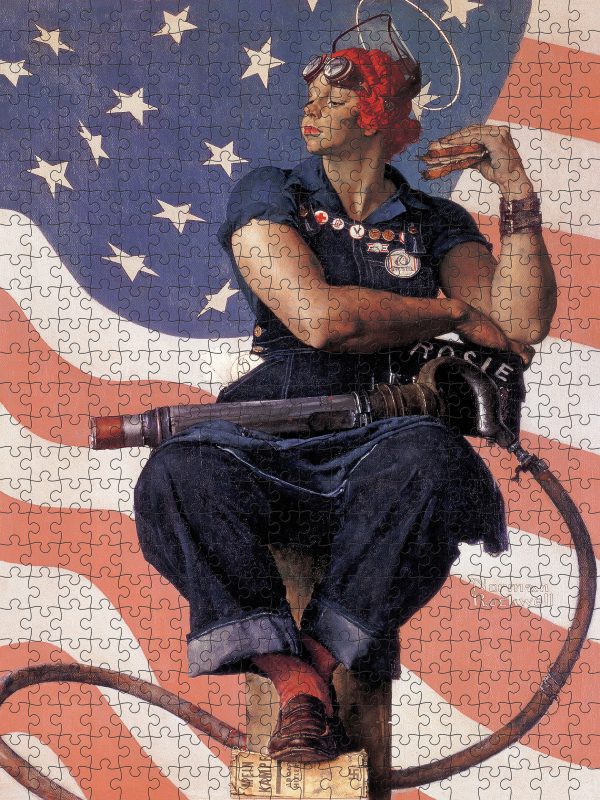 Norman Rockwell: Rosie the Riveter 500-Piece Jigsaw Puzzle - Image 2