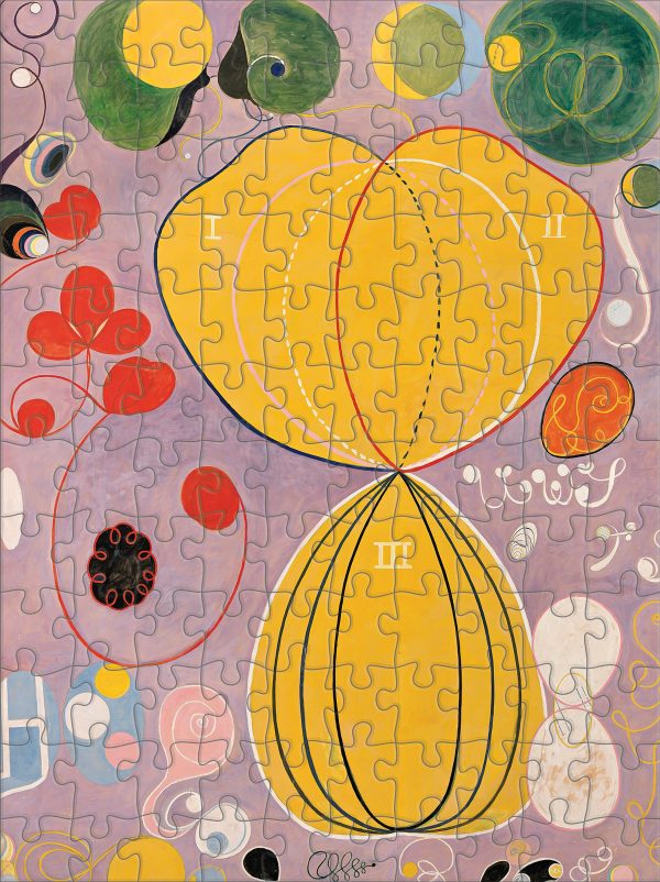 Hilma af Klint 120-Piece Double-Sided Jigsaw Puzzle Set - Image 3