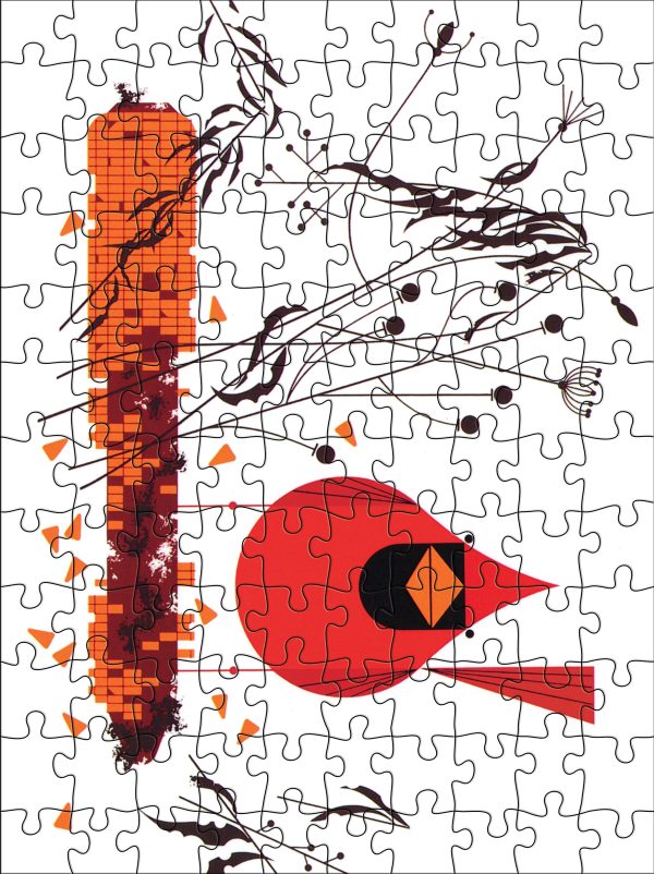 Charley Harper 120-Piece Double-Sided Jigsaw Puzzle Set - Image 6