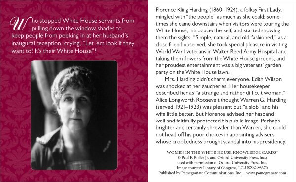 Women in the White House: A Quiz Deck Of America's First Ladies Knowledge Cards - Image 4