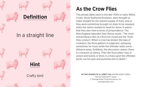 In Two Shakes of a Lamb's Tail: A Quiz Deck of Curious Sayings Knowledge Cards - Image 5