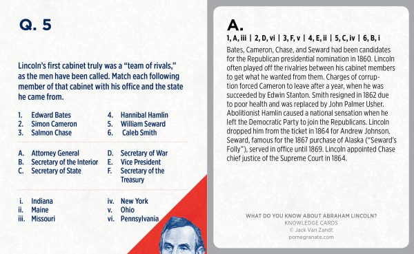 What Do You Know about Abraham Lincoln? Knowledge Cards - Image 5