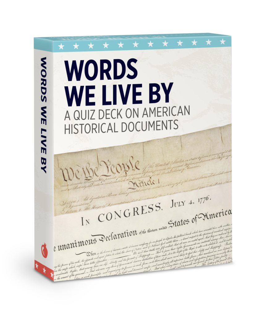 Words We Live By: A Quiz Deck on American Historical Documents Knowledge Cards