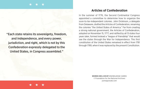 Words We Live By: A Quiz Deck on American Historical Documents Knowledge Cards - Image 4