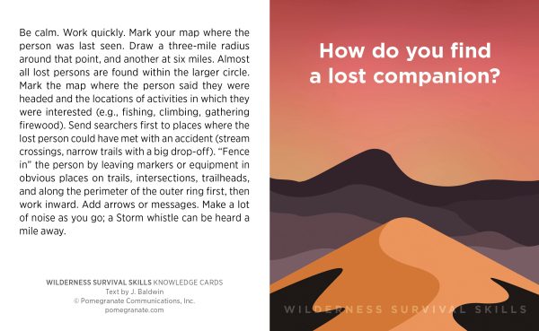 Wilderness Survival Skills Knowledge Cards - Image 3